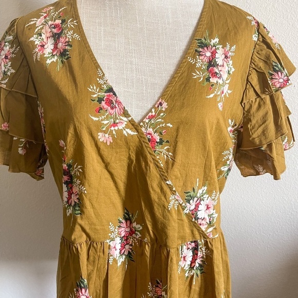 NWT Madewell Corsage Floral Peplum Blouse | Size 12 - Picture 5 of 13